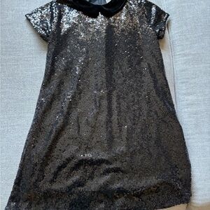 Zara Black Sequin Kids Dress